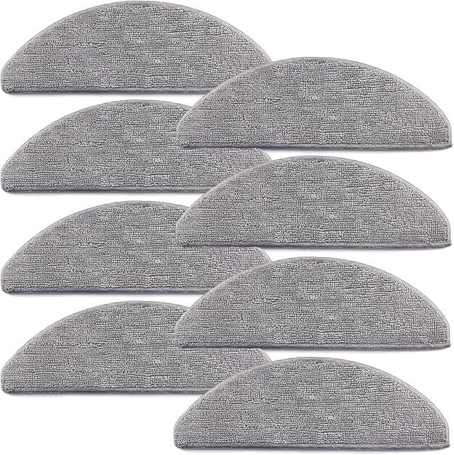 8 Pack i5 Replacement Mop Pads Compatible for iRobot Roomba Combo i5, i5+, j5, j5+ Robot Vacuum Cleaner Mop, 8 Pack Washable and Reusable Mop Pads