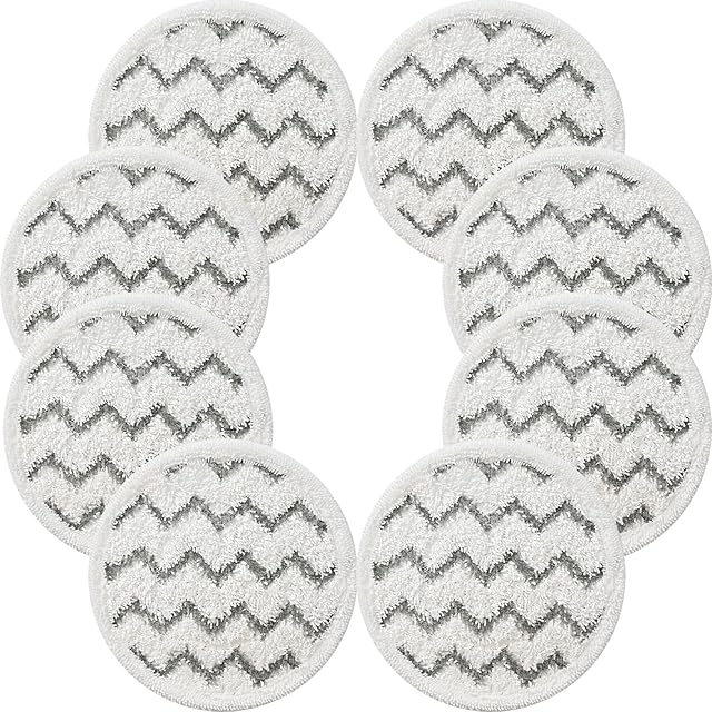 3897a Rotating Mop Pads for Bissell Spin-Wave SmartSteam Scrubbing Steam Mop 3897A 3712 3712W, Model No 1641112,8 Pack