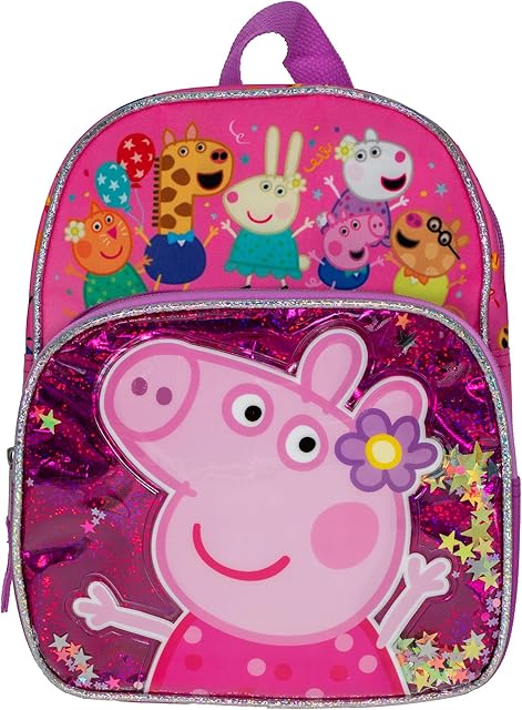 AI ACCESSORY INNOVATIONS Peppa Pig 10" Pink Mini Backpack Girls