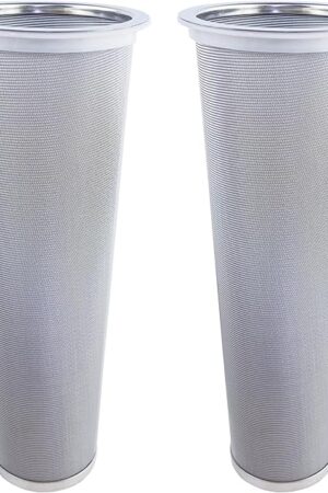 2 Pack - Ultra Fine Cold Brew Coffee Filter For 64 OZ and Larger Wide Mouth Mason Jar, Food Grade 304 (18/8) Stainless Steel Filter, Multiple Usages, Cold Brew Tea Filter, Fruit Infused Water Filter