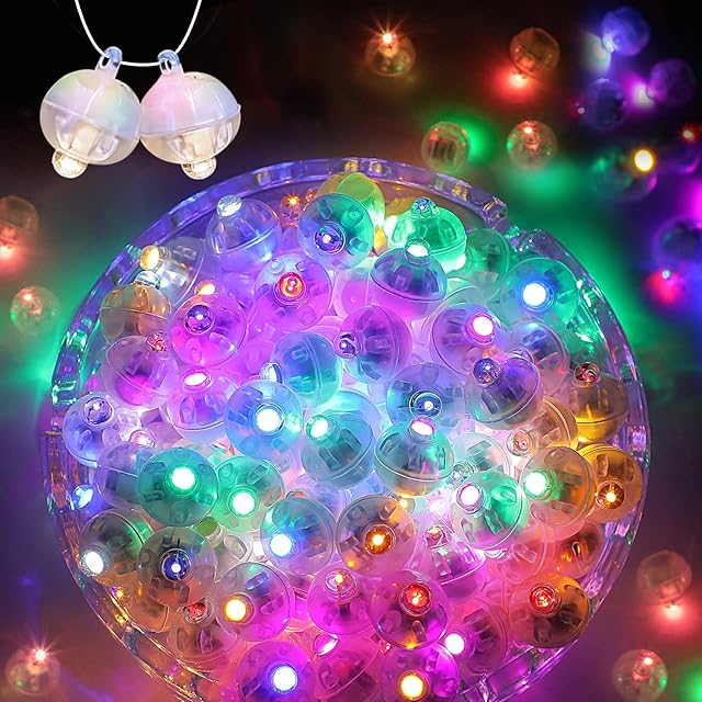 Balloon Lights Mini Ball Light Round LED Multicolor Flash Ball Lamp Decorative Lights