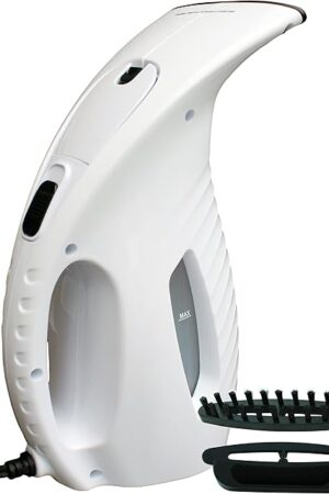 Wollin Handheld Fabric Steamer | Fast-Heat, Portable & High Capacity | Garment & Clothes Spit Free, Steam Cleaner for Travel & Home | Included 2 Brushes