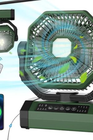Auto Oscillating USB Fan 9-Inch Portable
