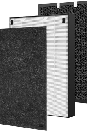 Air 320 Filter Replacement Compatible with Bissell Air320 Air220 2609A, Include 1 Pack 2678 HEPA Filter, 1 Pack Pre Filter, 1 PC 2677 Replacement Carbon Filter, Compare Part 2677,2678,2804