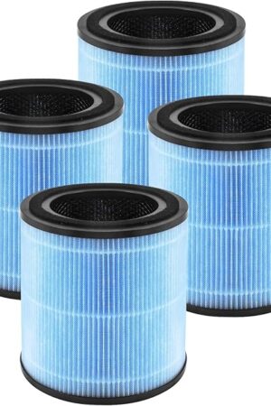 AP0601 Replacement Filter Compatible with AIRTOK AP0601 air Purifier, 4-in-1 True Air Purifier Filter, High efficiency activated carbon Filter, 4PACK