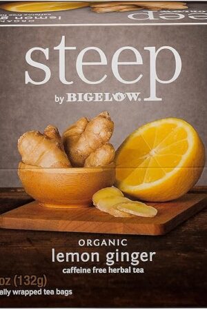 Bigelow Organic Steep Lemon Ginger Tea (60 ct.) AS.
