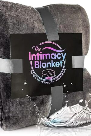Waterproof Intimacy Blanket – Absorbent, Washable Bed Protector for Couples – Liquid-Resistant Throw for Mattress Protection