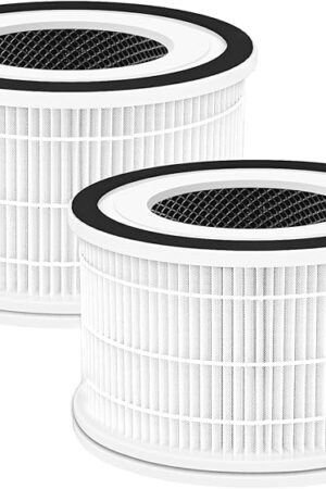 2-Pack True Replacement Filter Compatible with Afloia Fillo/Halo/Mooka Allo, 3-in-1 High Efficiency True Filter for Fillo filter, for Moo ka Allo Filter