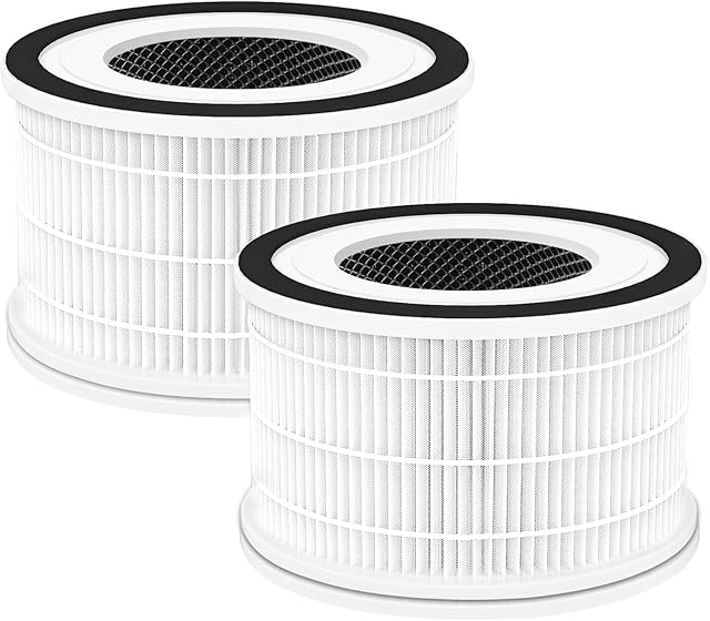 2-Pack True Replacement Filter Compatible with Afloia Fillo/Halo/Mooka Allo, 3-in-1 High Efficiency True Filter for Fillo filter, for Moo ka Allo Filter