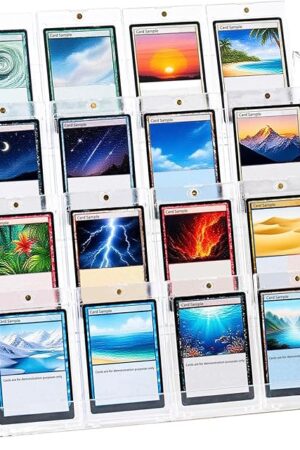 4 Tier Acrylic Trading Card Display Stand, 12" Riser Display Shelf for Magnetic Holders, Toploaders, PSA Graded Cards, TCG Sports Card Collection (1 Pack)