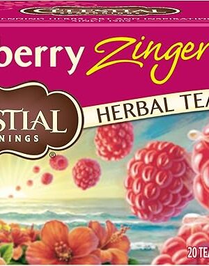 Celestial Seasonings Raspberry Zinger Tea, 20 ct