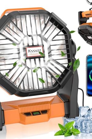 Camping Fan Battery Powered Fan Table Desk Fan Tent Fan