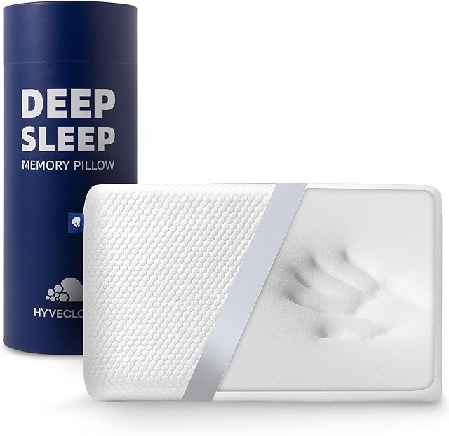 Memory Foam Bed Pillow,Adaptive Pillows for Neck Pain Relief,Medium Firm Pillow for Side,Back,and Stomach Sleepers Keep Pressure Relief to Deep Sleep, 24 * 16 * 5 Inches, Standard