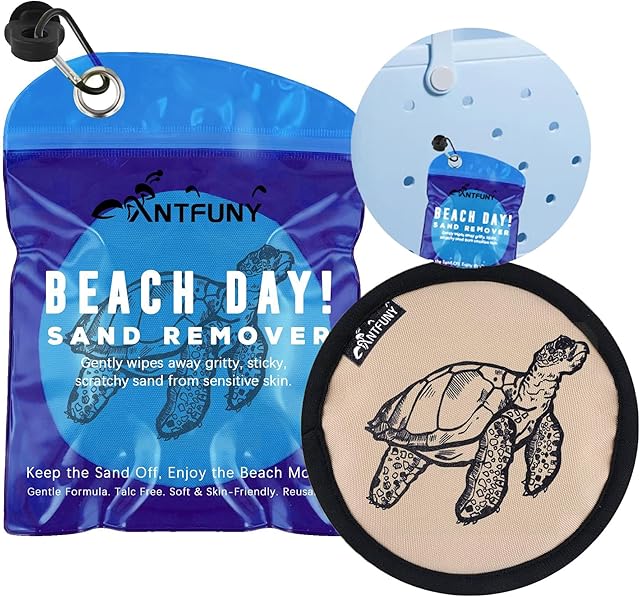 Beach Sand Remover Sand Eraser Brush Wipe Mitt