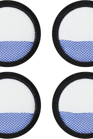 4 Pack Washable Replacement Filter Compatible with Eureka RapidClean Pro Cordless Stick NEC180, NEC285GR, NEC185, NEC186, NEC190, NEC280TL Vacuum Cleaner