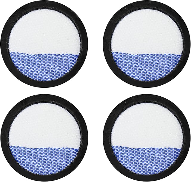 4 Pack Washable Replacement Filter Compatible with Eureka RapidClean Pro Cordless Stick NEC180, NEC285GR, NEC185, NEC186, NEC190, NEC280TL Vacuum Cleaner