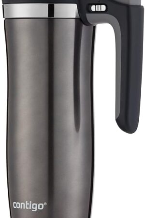 Contigo Handled AUTOSEAL Stainless Steel Travel Mug with Easy-Clean Lid 16 oz.