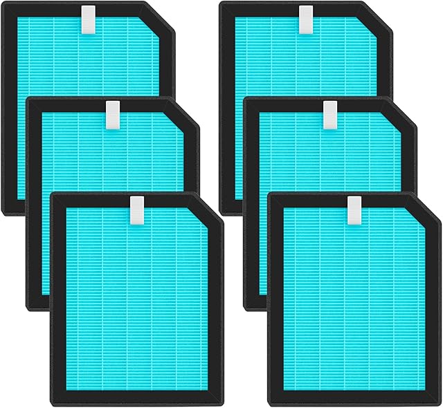 6 PACK AP1501 Replacement Filter Compatible with Aircillin AP1501 Air Purifi-er for Home Large Room, 3-in-1 HEPA Filter and Activated Carbon Filter