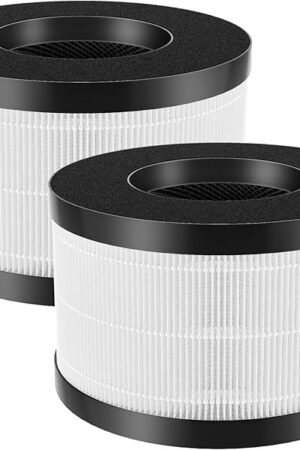 AP01 Replacement Filter Only Compatible with Himox AP01(H01) Air Purifi-er, High-Efficiency 3-Stage Filtration for Himox AP01 Replacement Filter, 2 Pack