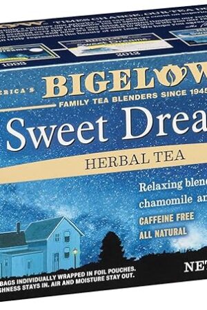 Bigelow Tea Herbal Tea Sweet Dreams 20 Count (Pack of 3)