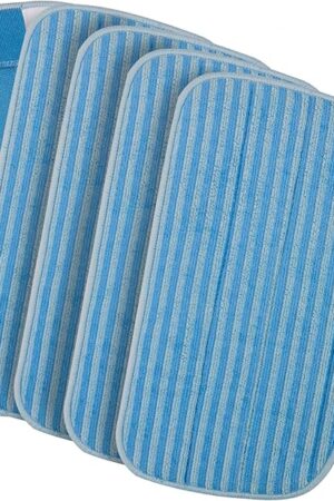 5 Pack Microfiber Mop Pads Compatible for Dupray Neat Steam Cleaner McCulloch MC1275 and Steamfast SF-275/SF-370