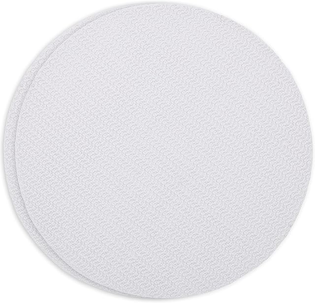 Ateco Set of 2 Non-Slip Pads, Reusable, Food Safe Plastic, 12-Inch Diameter, White