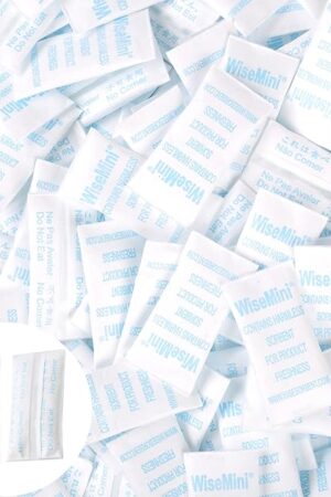 0.25 Gram 600 Pack Silica Gel Packets, Dessicant Packets, Silica Gel Packs, Moisture Absorbers for Food Storage, Food Safe Desiccant Dehumidifiers