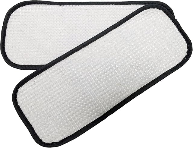 2 Washable Steam Mop Pads to fit Eureka Enviro 310A 311A 313A Replaces 60978, 60980 and 60980A Only