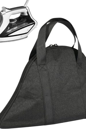 Beautyflier Steam Iron Case Bag, Travel Carrying Storage Bag for Iron Steamer for Clothes, Travel Irons Organizer Holders with Reinforced Double Handles Ideal for Travel, Dust-proof or Storage