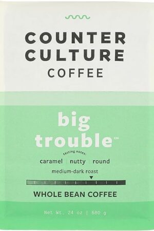 COUNTER CULTURE COFFEE Big Trouble Blend Whole Bean Coffee, 24 OZ