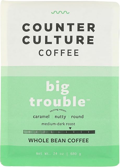 COUNTER CULTURE COFFEE Big Trouble Blend Whole Bean Coffee, 24 OZ