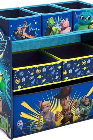 Disney/Pixar Toy Story 4 6 Bin Design and Store Toy Organizer by Delta Children