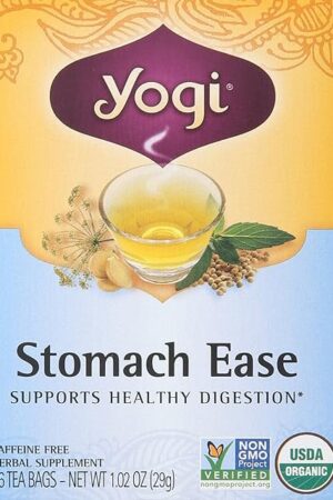 Yogi Tea Stomach Ease, Herbal Supplement, Tea Bags, 16 ct