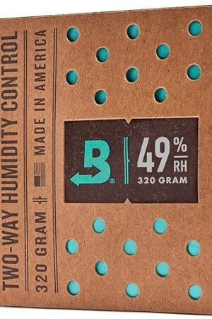 Boveda 49% Two-Way Humidity Control Pack for a Wood Instrument in a Display Case or Utility Case – Size 320 – Single – Moisture Absorber – Humidifier Pack – Individually Wrapped Hydration Packet
