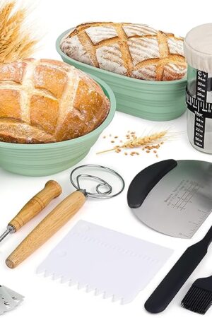 Banneton Bread Proofing Basket, Sourdough Bread Baking Supplies, Sourdough Kit, Bread Making Tools, Sourdough Banneton Basket, Sour Dough Kit, Sour Dough Tools