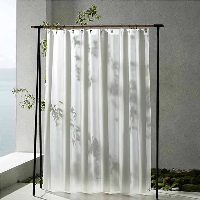AIRLAKE Premium Frosted EVA Shower Curtain Liner, 72? x 72? (6ft x 6ft), Extra Heavy-Duty 12 Gauge, Rustproof Grommets (12 + 2 Corner), Stain & Odor-Resistant, Multi-Use for Bathroom, Garden & Outdoor