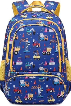 abshoo Lightweight Car Kids Backpack For School Boys Elementary Kindergarten Bookbag School Bags (Car)