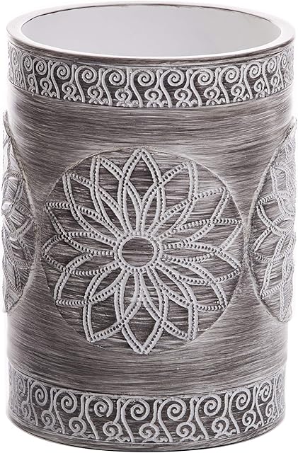 BINO Kitchen Utensil Holder for Countertop, Grey Sunflower - Utensil Caddy countertop utensil holder Utensil Crocks for kitchen Cooking Utensil Holder Kitchen Utensils Holder Spatula Holder