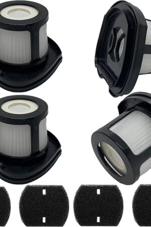4 Pack 2284W 2390A Vacuum Replacement For Bissell Pet Hair Eraser Lithium Ion Hand Vacuum 2284W 2390 2389 2390A. Compare to Parts # 1614212 1614203 1614204(4 Mesh Filters + 4 Foam Filters)