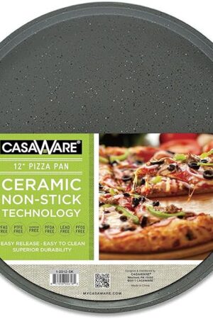 casaWare Pizza/baking Pan 12-inch (Silver Granite)