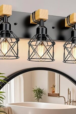 Bathroom Light Fixtures Vanity Lights for Bathroom Small Lamp Shades Vanity Lighting Fixtures Black Light Fixture Over Mirror