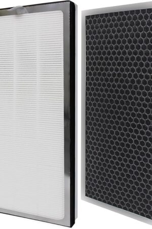 40 Replacement Filter Compatible with MA Air Purifier 40 Series, 3-IN-1 True HEPA 13 Filtration, Fine Pre-Filter and Activated Carbon F ilter, 2 Pack
