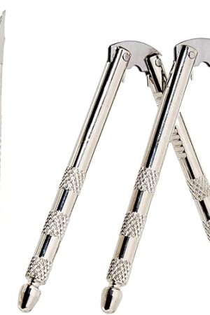 Chef Craft 21629-2PK Stainless Steel Set, 2 Nut Crackers and 4 Picks