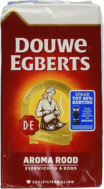 Douwe Egberts Aroma Rood Ground Coffee 17.6oz/500g
