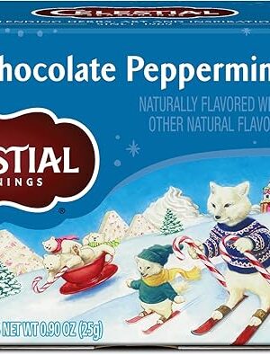 Celestial Seasonings White Chocolate Peppermint White Tea Bags, 20 Tea Bags