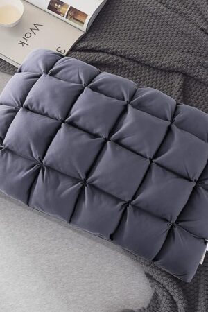 YOUR MOON Soft Pillows for Sleeping, Support Bed Pillows, Fluffy Down Alternative Pillow, Luxury Hotel Gel Pillows for Side Sleeping Queen Size (Gray)