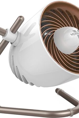 Vornado Pivot Personal Air Circulator Fan, 6-inch, Quiet Portable Travel Fan, 3 Speeds, Copper