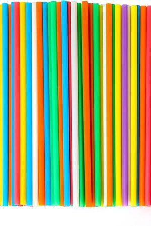 500 Pcs Colorful Disposable Drinking Plastic Straws.(0.23'' diameter and 8.26" long)-8 Colors