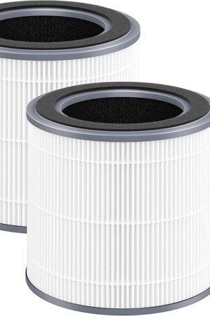 2 Packs HH001 Filter Replacement for Hynik Alviera HH001 Air Cleaner Purifier, 3 Stages Filtration of Premium Filter, Activated Carbon and pre-filter with Extra 8 Pieces Aroma pads