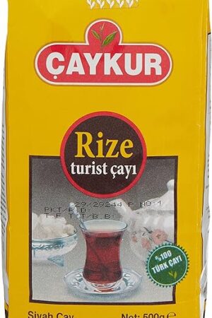 ÇAYKUR Rize Turist Black Tea, Loose Leaf, Authentic Turkish Flavor | 500gr / 17.6 Ounce